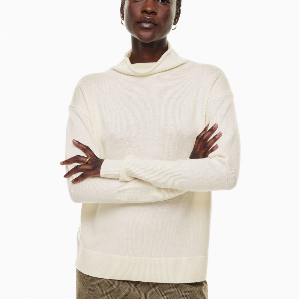 Aritzia cyprie cashmere sweater Maroon Sweater